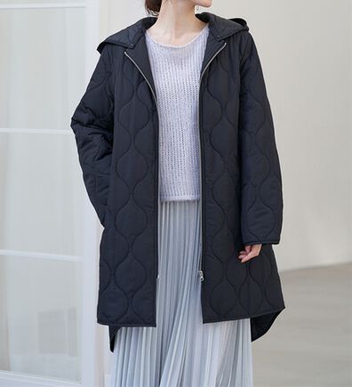 RANAN（ラナン）の「３ｗａｙキルティングロングコート（ロングコート）」