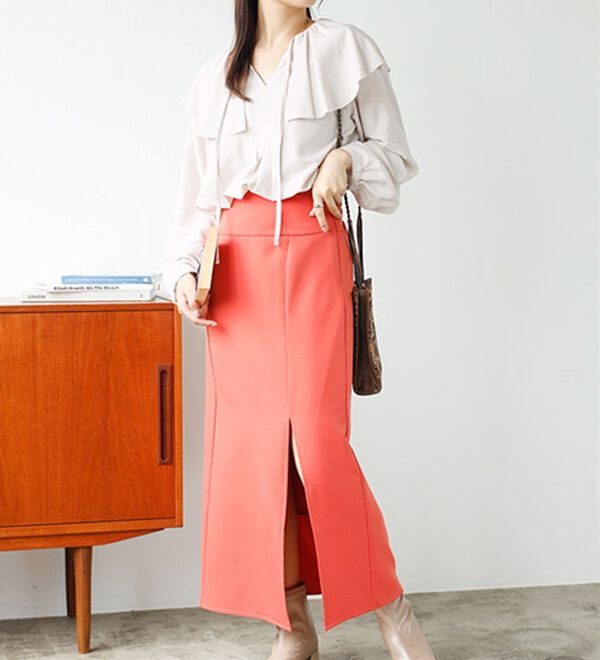 GeeRA（ジーラ）の「フリルカラーブラウス（ブラウス）」｜詳細画像