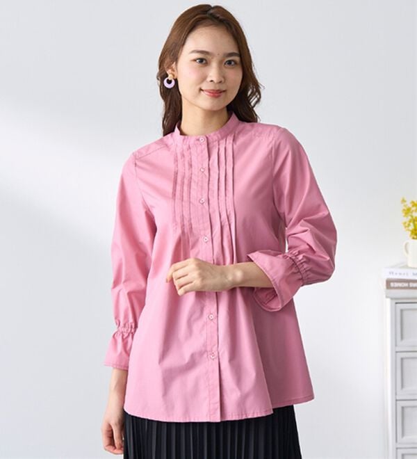 BELLUNA（ベルーナ）の「綿混素材春色ブラウス（ブラウス）」｜詳細画像