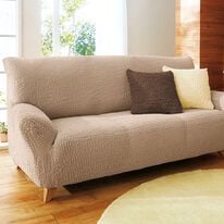 「抗菌防臭付タテヨコのびのびフィット式ソファカバー（ソファーカバー）」