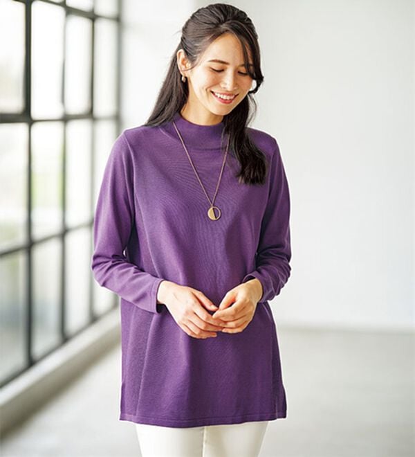 BELLUNA（ベルーナ）の「前後２ｗａｙベスト付ニットアンサンブル（アンサンブル）」｜詳細画像