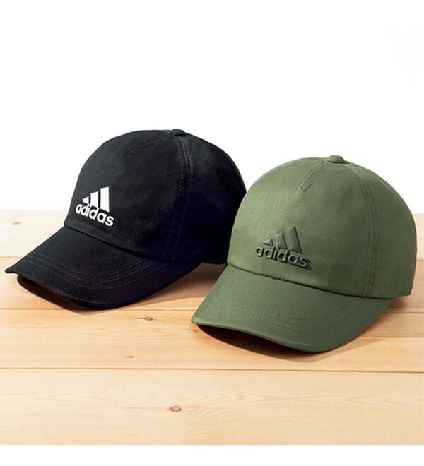 「【２色組】ブランドキャップ（メンズ帽子）」｜アディダス2色組