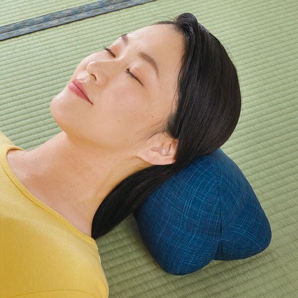 「懐かしのほね枕（枕）」｜無地ネイビー
