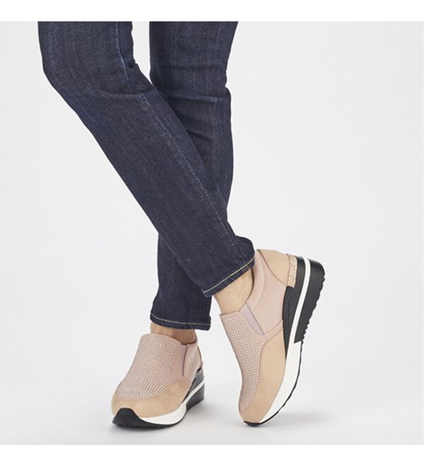 ルフラン（ルフラン）の「きれいめコーデにも合う４Ｅきらめきヒールアップスニーカー（スニーカー）」｜詳細画像