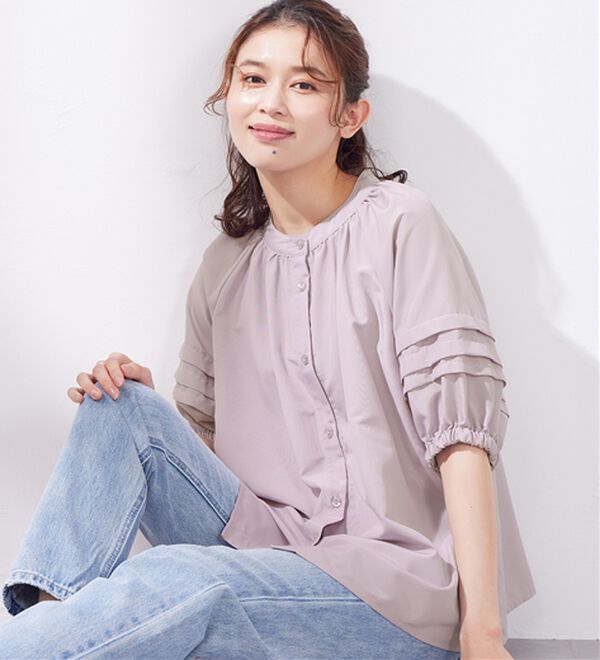 Viola e Viola（ヴィオラ エ ヴィオラ）の「ふんわりタック袖ブラウス（ブラウス）」｜詳細画像