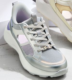 BELLUNA（ベルーナ）の「＜リラフィット＞さっと履ける軽量スニーカーサンダル（スニーカー）」｜シルバー