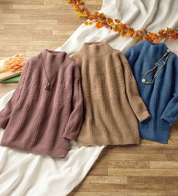 日本製ベビーアルパカ100％セーター - ベルーナ【公式】