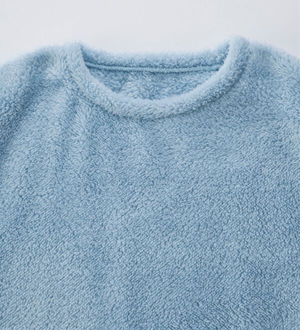 YU'NOW（ユナウ）の「【上下２点セット】ボアフリースワンピース＆レギンスセット（パジャマ・ルームウェア）」｜詳細画像