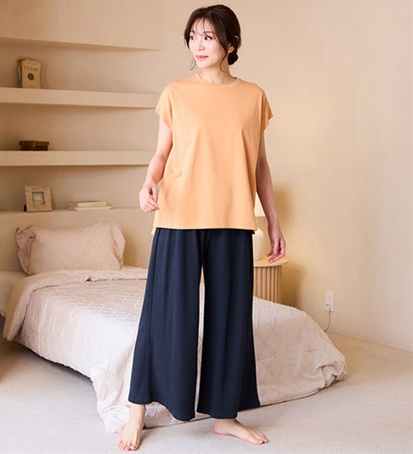 LAVIENNE（ラヴィエンヌ）の「着回し自在ワイドパンツ（ワイドパンツ・ガウチョ）」｜詳細画像