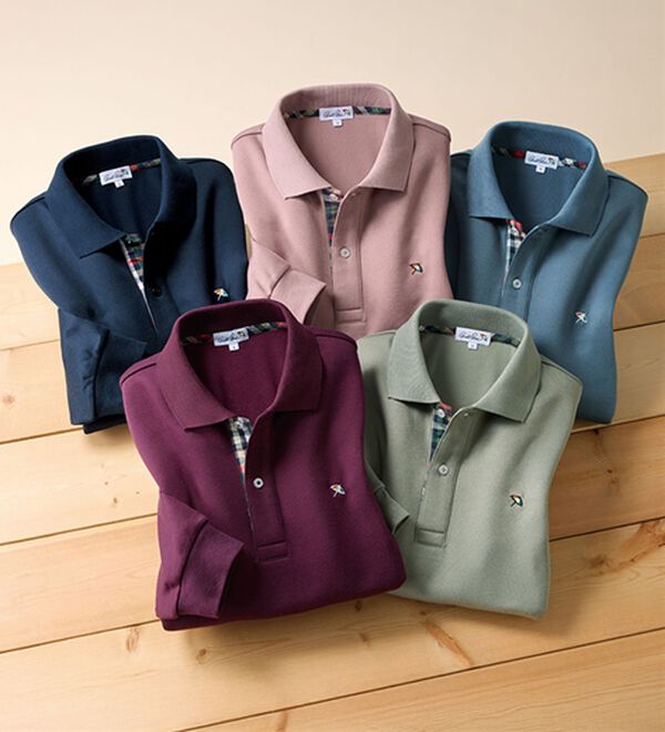 「＜アーノルド　パーマー＞ワンポイント裏起毛ポロシャツ（メンズポロシャツ）」｜詳細画像