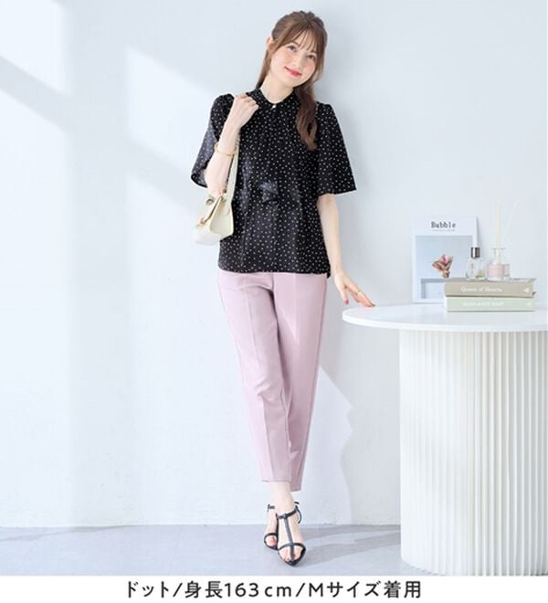 alotta（アロッタ）の「大人上品スカーフタイブラウス（ブラウス）」｜詳細画像