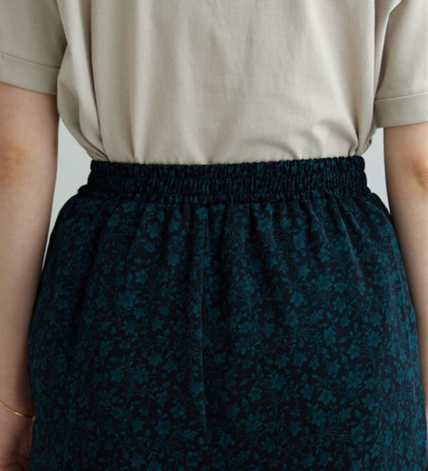 BELLUNA（ベルーナ）の「ヒンヤリ冷感！プリントワイドパンツ（ワイドパンツ・ガウチョ）」｜詳細画像