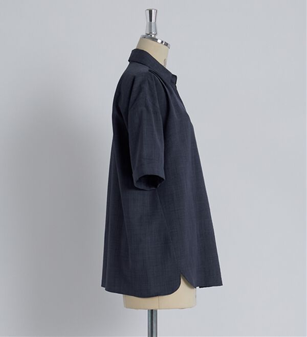 BELLUNA（ベルーナ）の「麻調素材スキッパーブラウス（ブラウス）」｜詳細画像