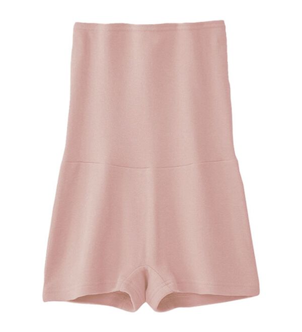 LAVIENNE（ラヴィエンヌ）の「綿100％吸湿発熱あったかインナー　腹巻付パンツ（肌着・インナーウェア）」｜ローズグレー