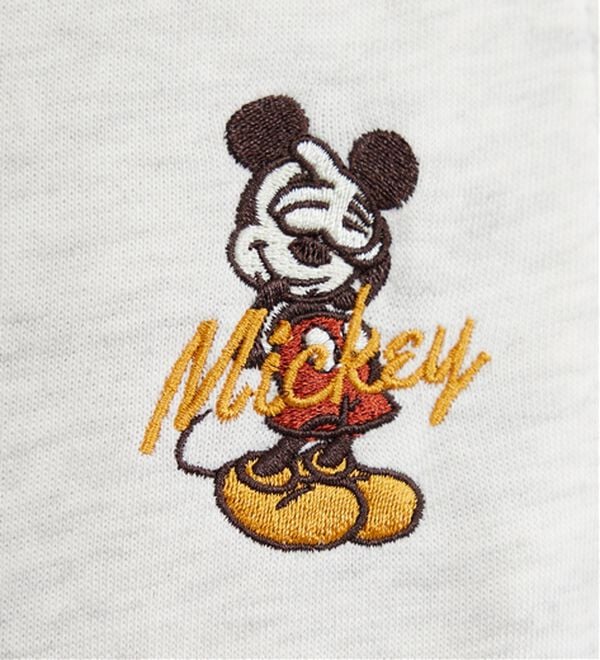 BELLUNA（ベルーナ）の「＜Ｄｉｓｎｅｙ＞【ミッキー】裾ゴム入り刺しゅう裏毛パンツ（その他パンツ）」｜詳細画像