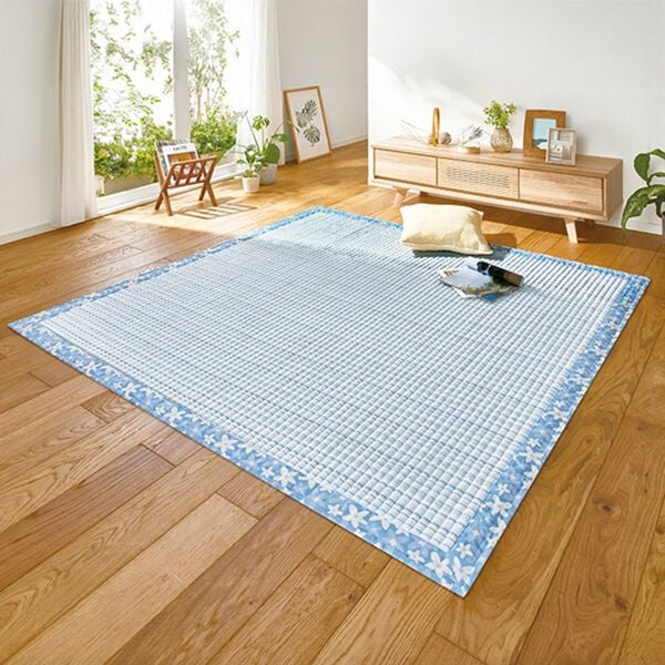 「【８／３まで早割】洗える綿１００％しじらカーペット（カーペット）」｜詳細画像