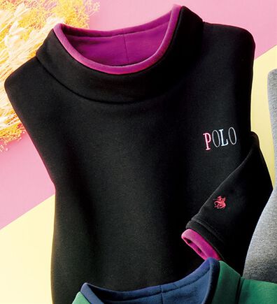 ルフラン（ルフラン）の「【ＰＯＬＯ　ＢＣＳ】軽やか裏起毛ロングプルオーバー（カットソー）」