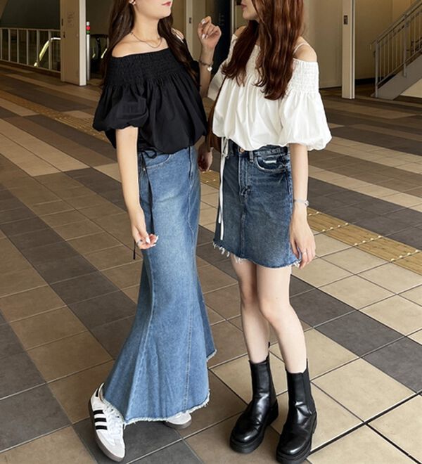 GeeRA（ジーラ）の「ドロストオフショルブラウス（ブラウス）」｜詳細画像