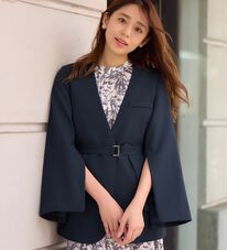 alotta（アロッタ）の「袖ファスナー付ノーカラージャケット（ノーカラージャケット）」