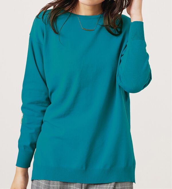 BELLUNA（ベルーナ）の「毛玉になりにくい！ニットプルオーバー（ニット・セーター）」｜詳細画像