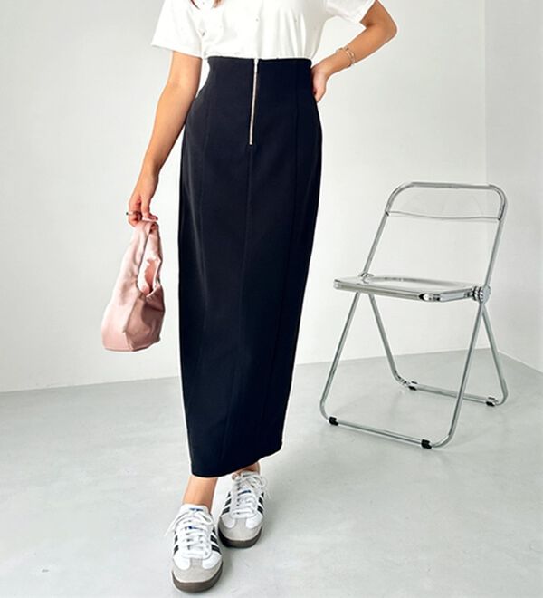 ON／OFF使える！フロントファスナースカート - ベルーナ