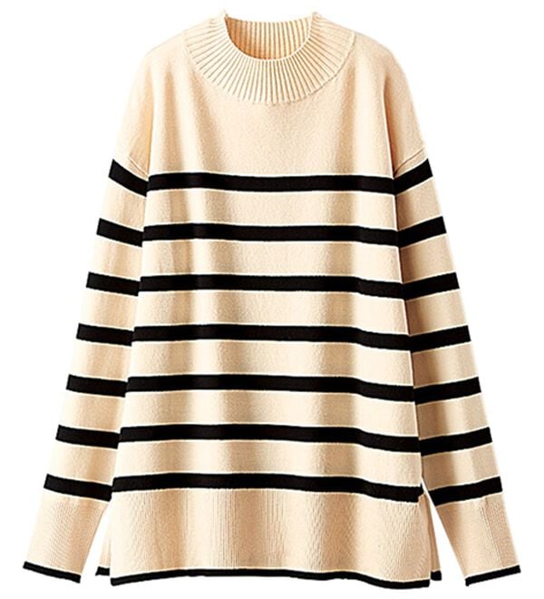 BELLUNA（ベルーナ）の「【新色追加】もちもち素材ハイネックニットプルオーバー（ニット・セーター）」｜詳細画像