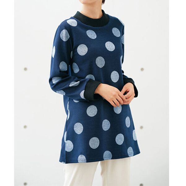 BELLUNA（ベルーナ）の「リブ使いジャカードチュニック（チュニック）」｜詳細画像