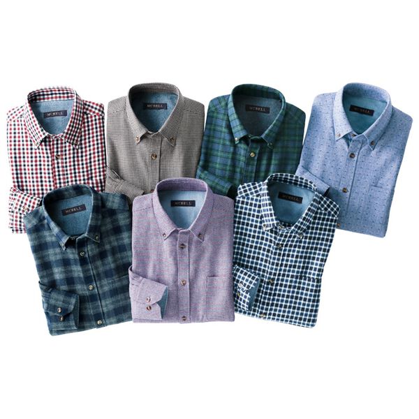 「＜マクベル＞新感覚大人の暖か起毛シャツ（メンズシャツ）」｜詳細画像