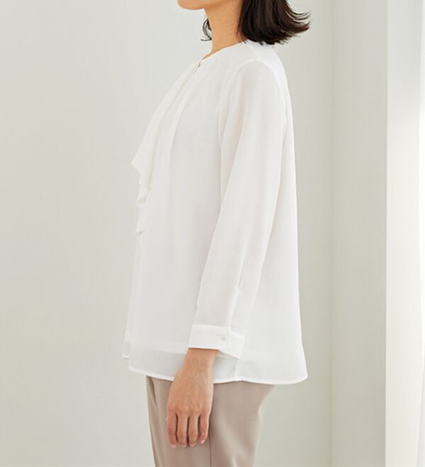 BELLUNA（ベルーナ）の「＜セレモニースタイル＞ボウタイデザインブラウス（ブラウス）」｜詳細画像