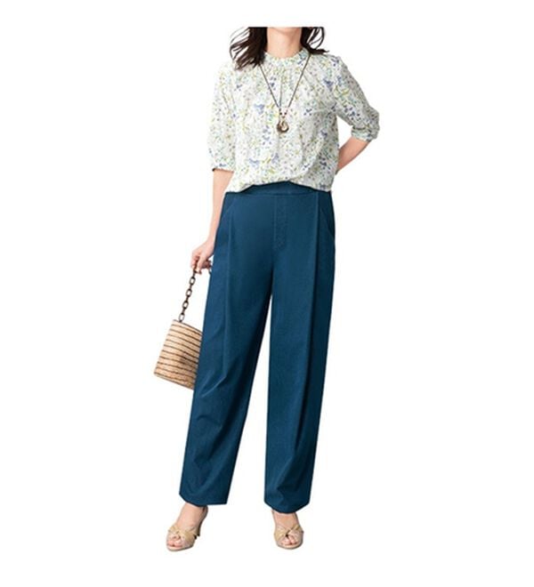 ルフラン（ルフラン）の「【２本組】タックがかわいいワイドパンツ＜ピノン＞（ワイドパンツ・ガウチョ）」｜詳細画像