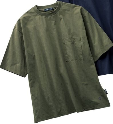 「部屋着に見せない！大人のきれいめＴシャツ・パンツ（メンズＴシャツ）」