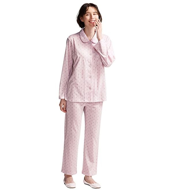 LAVIENNE（ラヴィエンヌ）の「＜マリクレールビス＞良眠仕様カットソー素材パジャマ（パジャマ・ルームウェア）」｜詳細画像