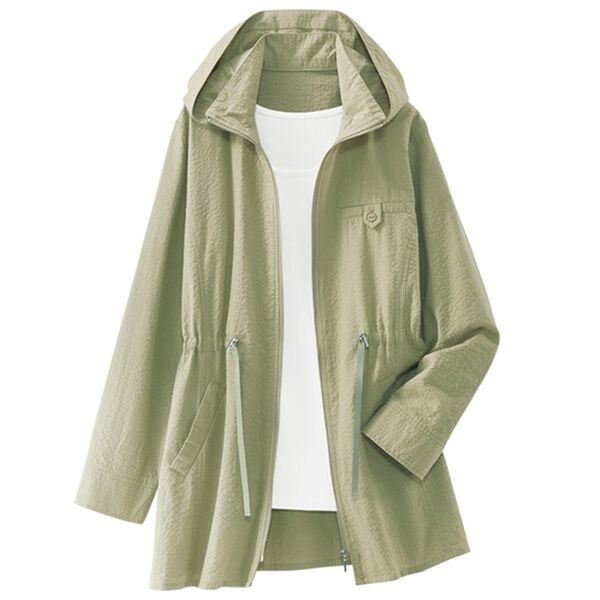 BELLUNA（ベルーナ）の「着るＵＶ対策！綿１００％サマージャケット（ブルゾン）」｜詳細画像