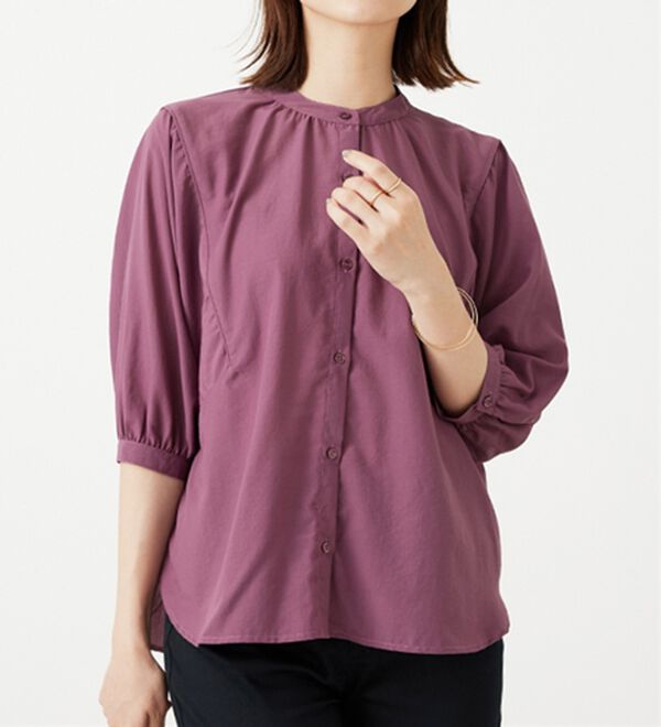 BELLUNA（ベルーナ）の「袖切替ドルマンデザインブラウス（ブラウス）」｜詳細画像