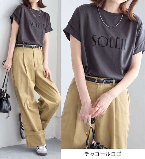 Viola e Viola（ヴィオラ エ ヴィオラ）の「脱普通！すっきり見え大人の上品Ｔシャツ（Tシャツ）」｜詳細画像