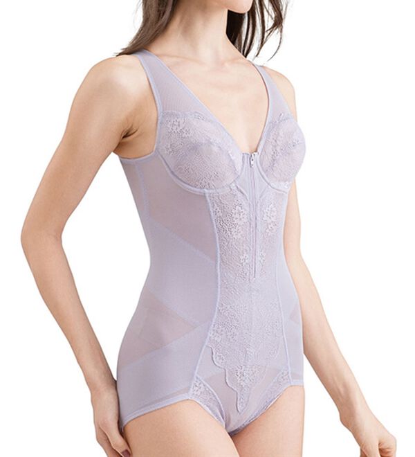 「【２色組】即効着やせメッシュボディスーツ（ボディスーツ・シェイパー）」｜詳細画像