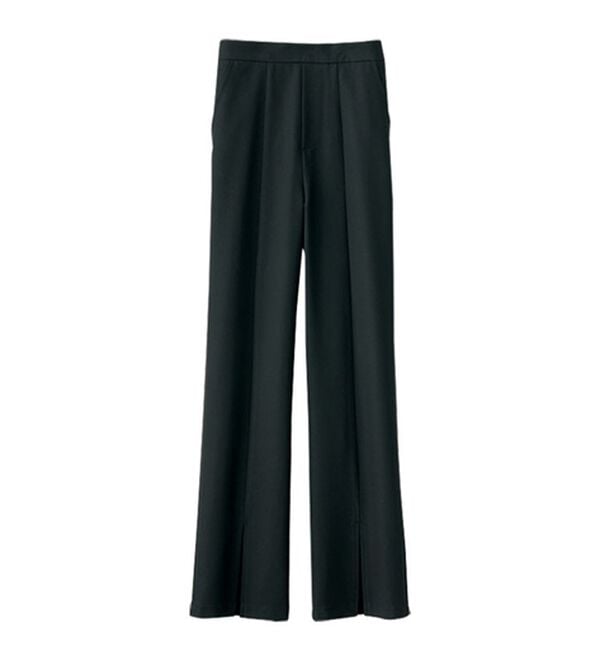 BELLUNA（ベルーナ）の「錯覚美脚！裾スリットセミワイドパンツ（フルレングスパンツ）」｜詳細画像