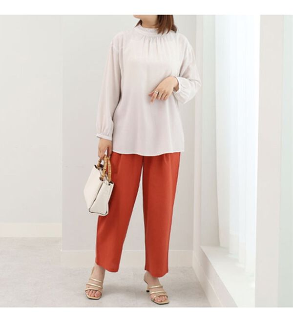 BELLUNA（ベルーナ）の「衿フリルデザインブラウス（ブラウス）」｜詳細画像