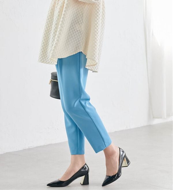 RANAN（ラナン）の「美脚シルエットクロップドパンツ（フルレングスパンツ）」｜詳細画像