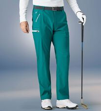 「＜トランスコンチネンツゴルフ＞ポケット便利なストレッチゴルフパンツ（メンズフルレングスパンツ）」