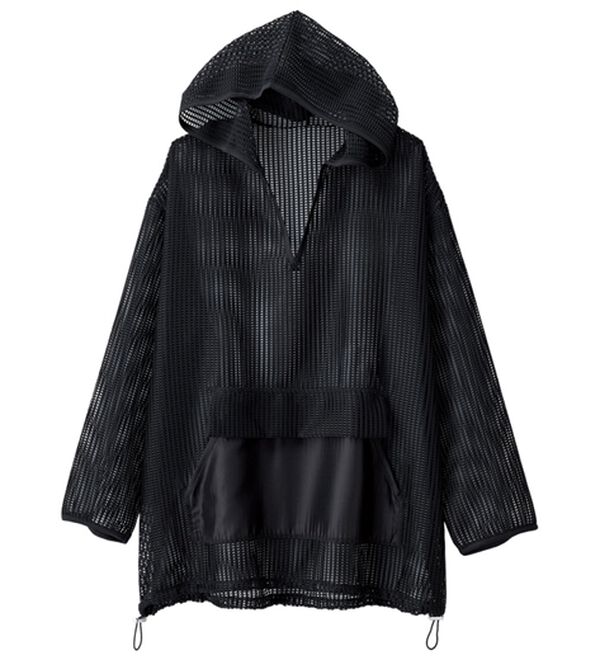 RANAN（ラナン）の「ゆるっとメッシュ素材アノラックパーカー（パーカー）」｜詳細画像