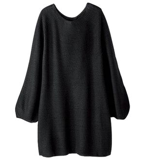 BELLUNA（ベルーナ）の「＜日本製＞ホールガーメントニットプルオーバー（ニット・セーター）」｜黒