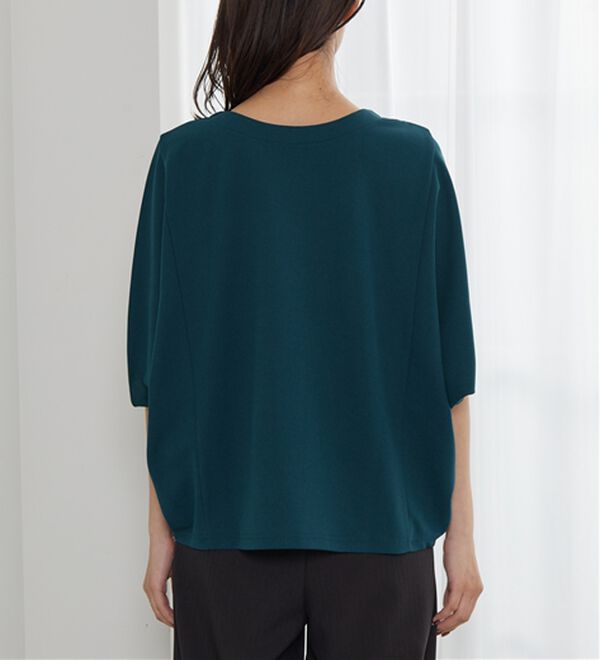 BELLUNA（ベルーナ）の「体型カバー！ポンチョプルオーバー（カットソー）」｜詳細画像