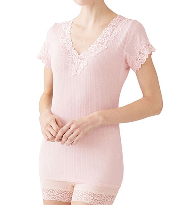 「【４色組】強撚綿１００％涼やか汗取りインナー（肌着・インナーウェア）」｜詳細画像