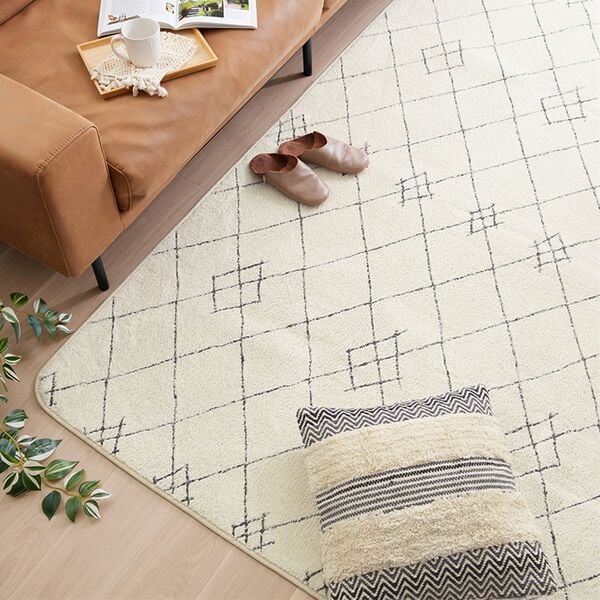 iellio（イエリオ）の「綿調パイルカチオン染ラグ（ラグ）」｜詳細画像