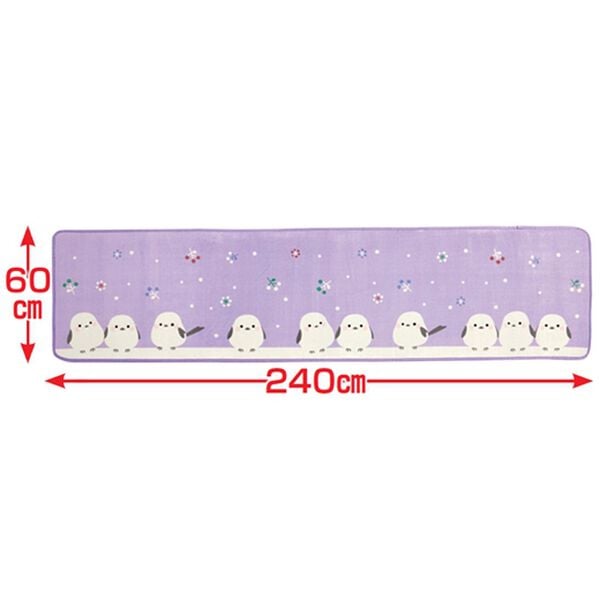 「シマエナガ　ロングキッチンマット（キッチンマット）」｜詳細画像