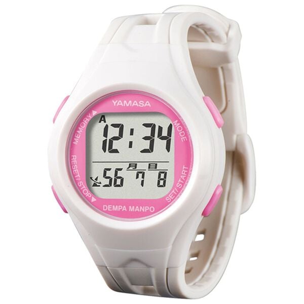 「時計合わせ不要の電波ウォッチ万歩計（その他美容・健康機器）」｜詳細画像