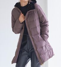 RANAN（ラナン）の「暖かファーフード使いすっきりダウンコート（ダウンコート・ジャケット・ベスト）」