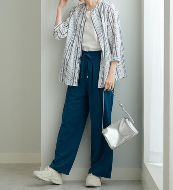 BELLUNA（ベルーナ）の「綿１００％ピンタックデザインブラウス（ブラウス）」｜詳細画像