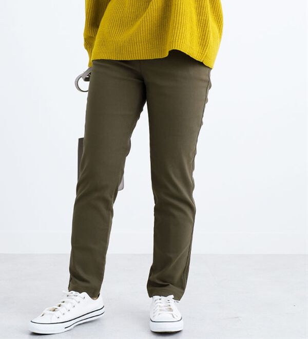 BELLUNA（ベルーナ）の「あったか裏トリコットストレッチパンツ（フルレングスパンツ）」｜詳細画像